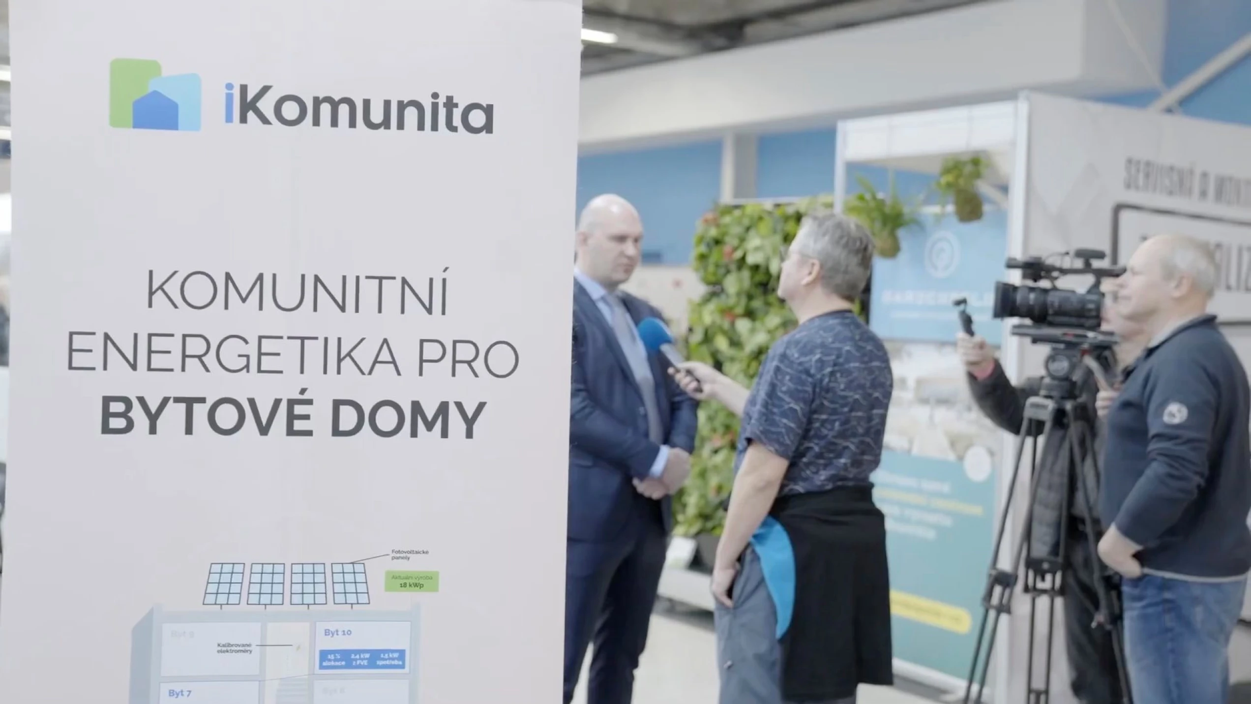Natáčení rozhovoru s iKomunitou